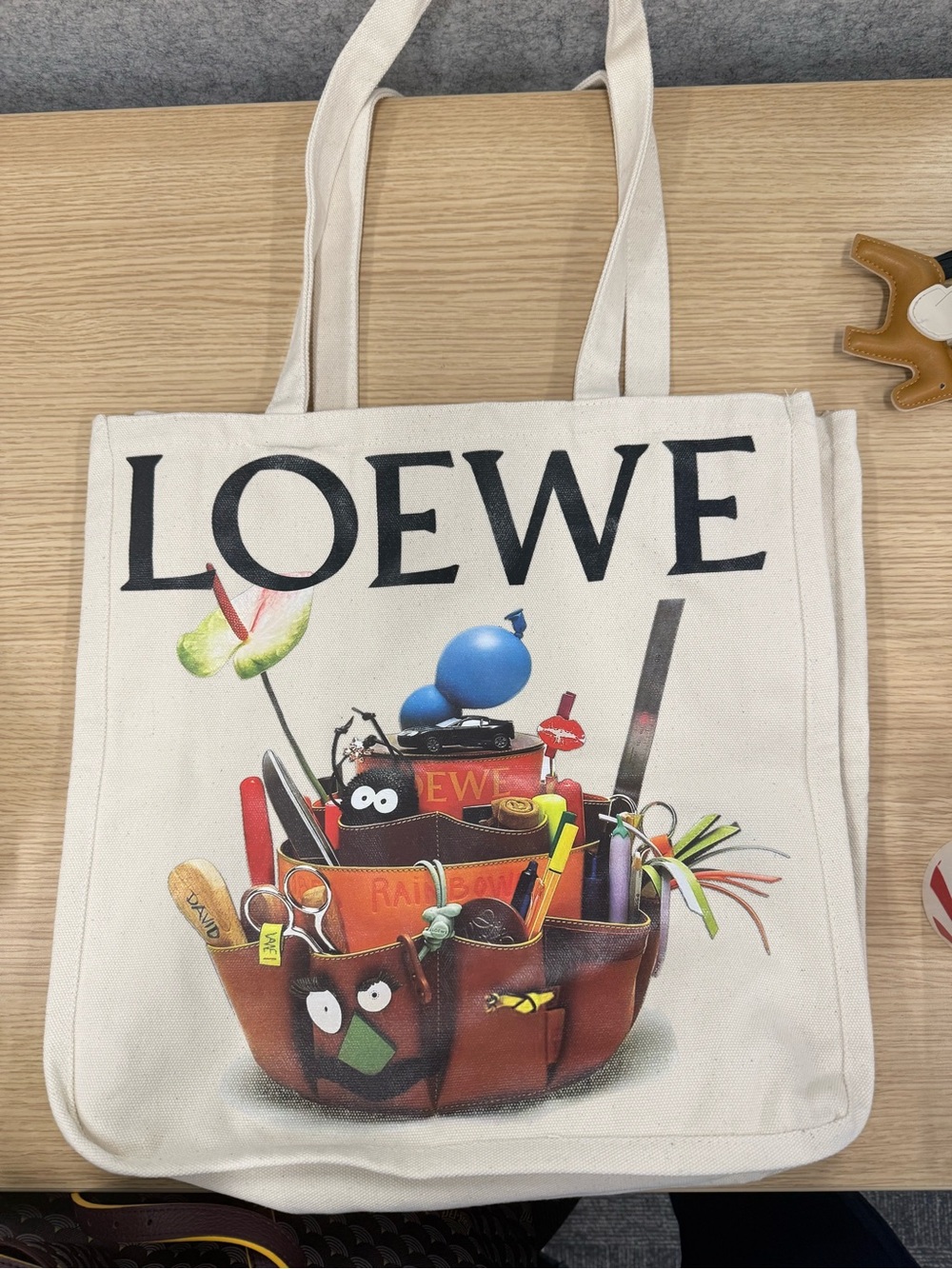 Loewe Crafted World Exhibition Canvas Tote Bag 🛍️🤩💕
